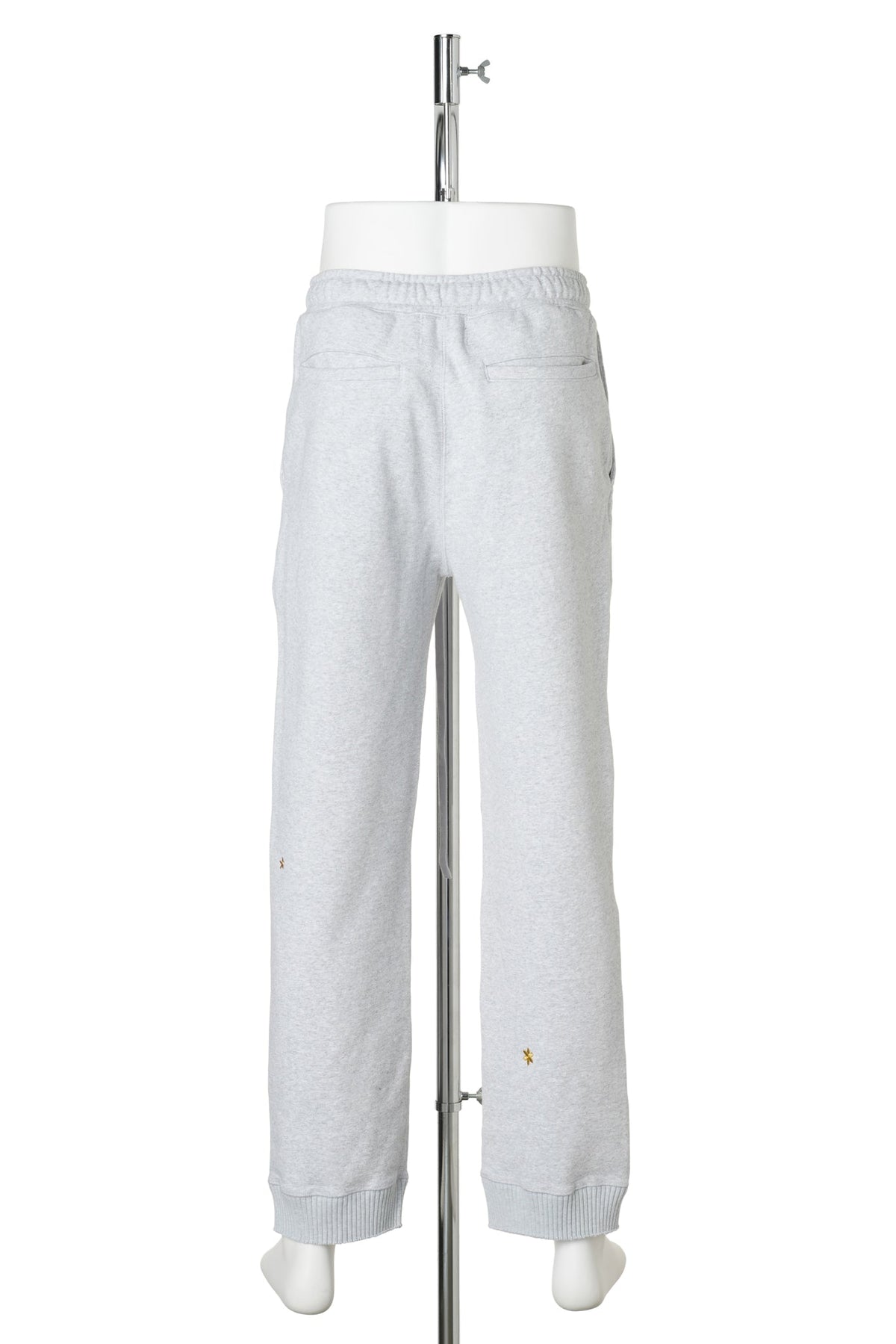 STRAIGH WIDE PANTS / HEATHERGREY