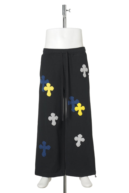 NEW SUPER WIDE WEAT PANTS / BLACK