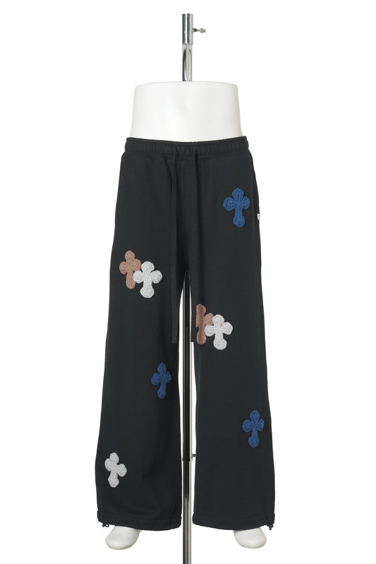 NEW SUPER WIDE WEAT PANTS / BLACK