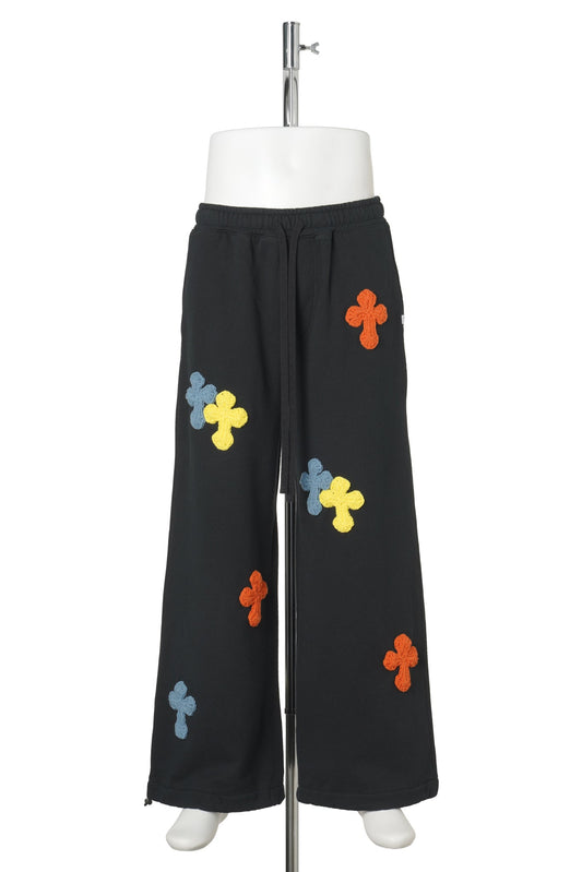 NEW SUPER WIDE WEAT PANTS / BLACK