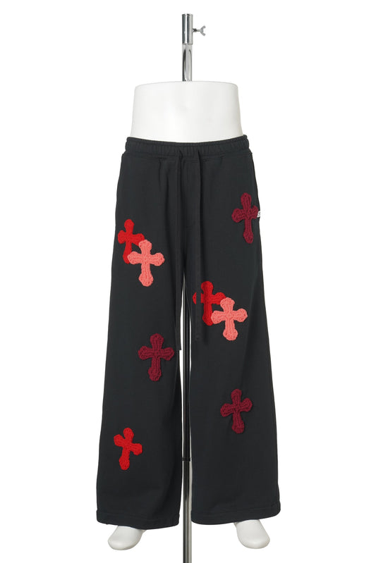 NEW SUPER WIDE WEAT PANTS / BLACK