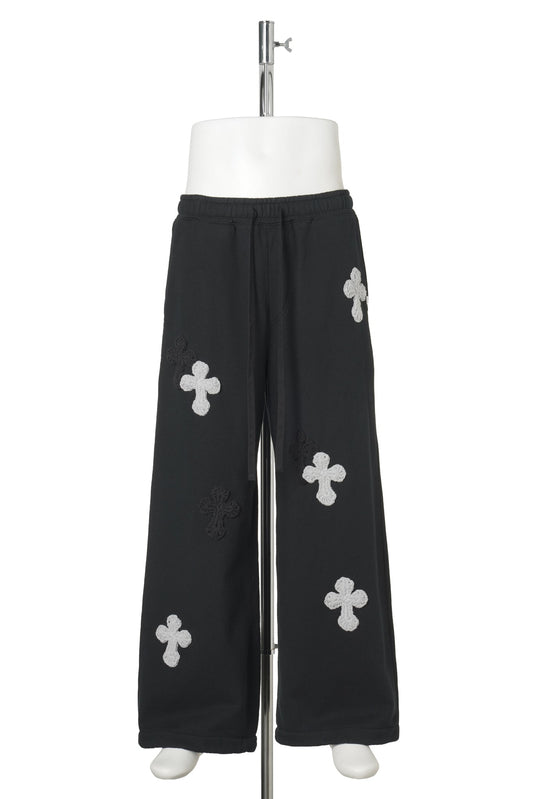NEW SUPER WIDE WEAT PANTS / BLACK