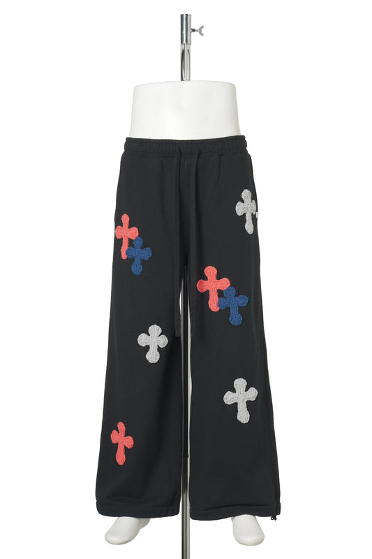 NEW SUPER WIDE WEAT PANTS / BLACK