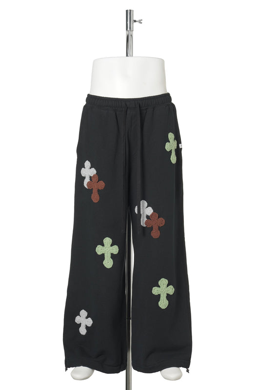 NEW SUPER WIDE WEAT PANTS / BLACK