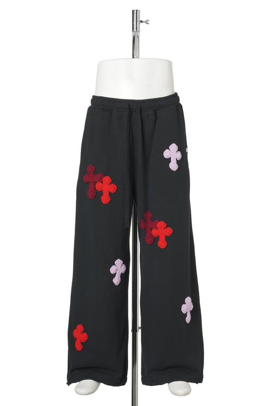 NEW SUPER WIDE WEAT PANTS / BLACK