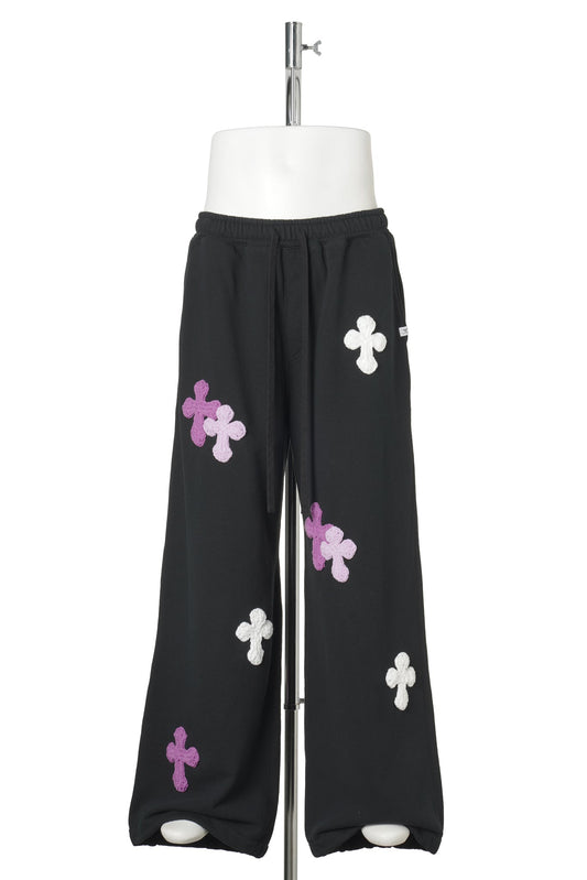 NEW SUPER WIDE WEAT PANTS / BLACK