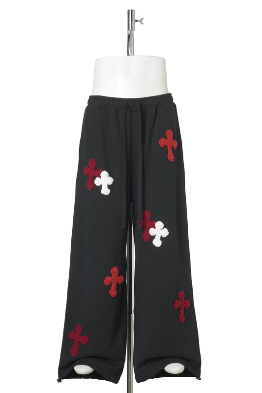 NEW SUPER WIDE WEAT PANTS / BLACK