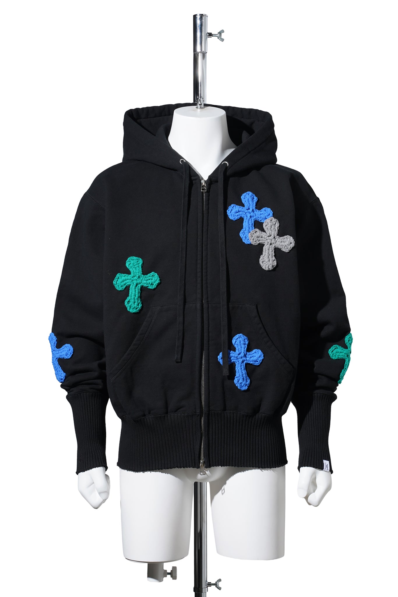 BASIC ZIP HOODIE / BLACK