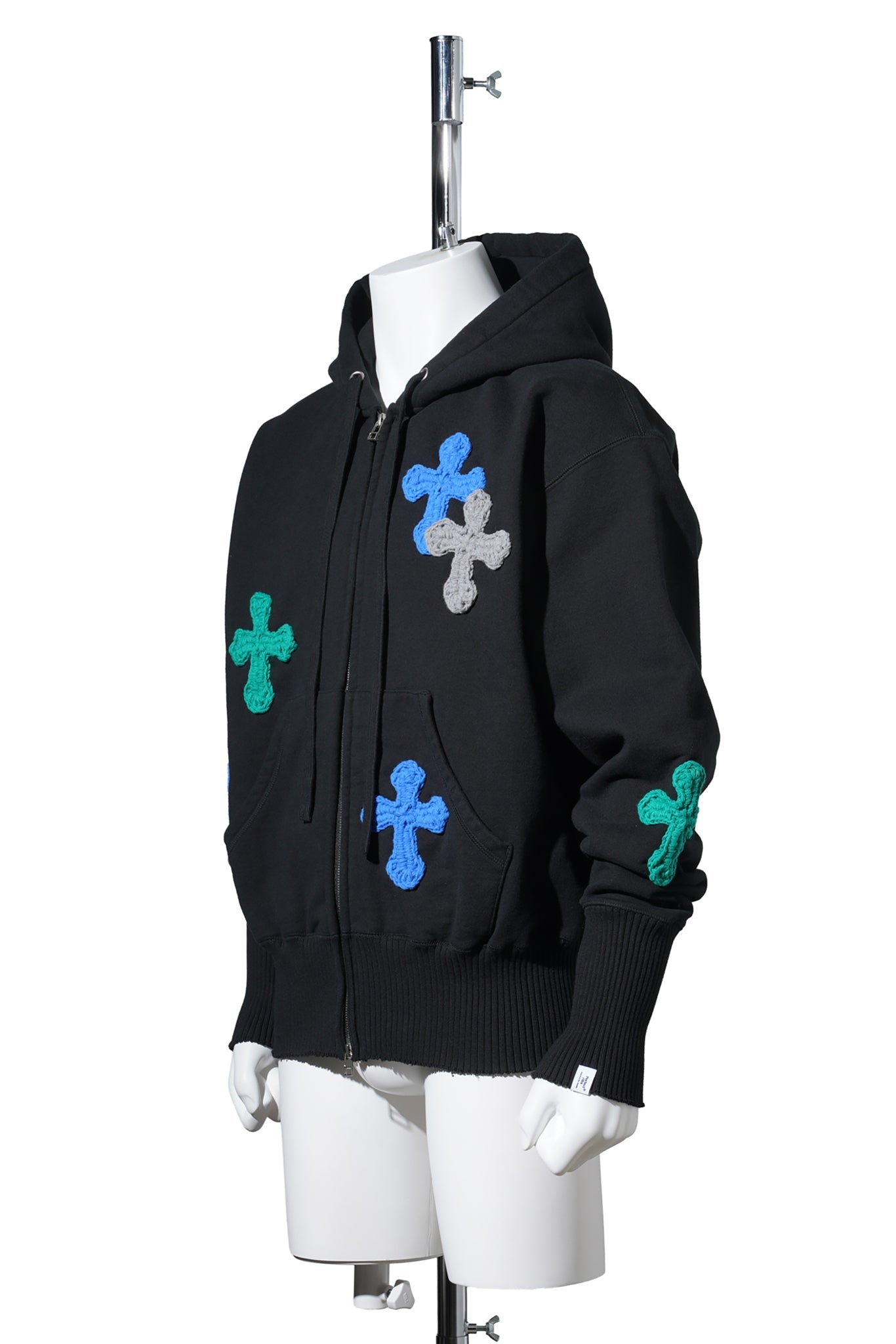 BASIC ZIP HOODIE / BLACK