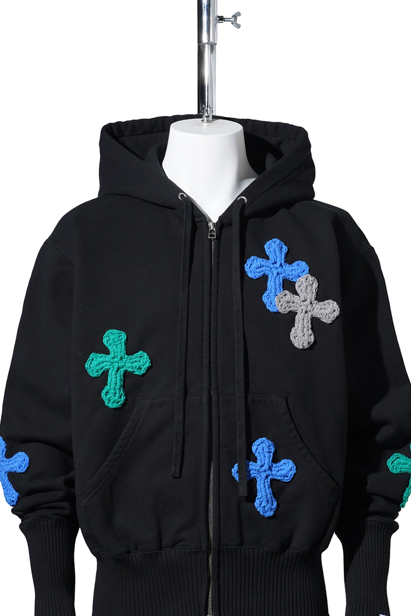 BASIC ZIP HOODIE / BLACK