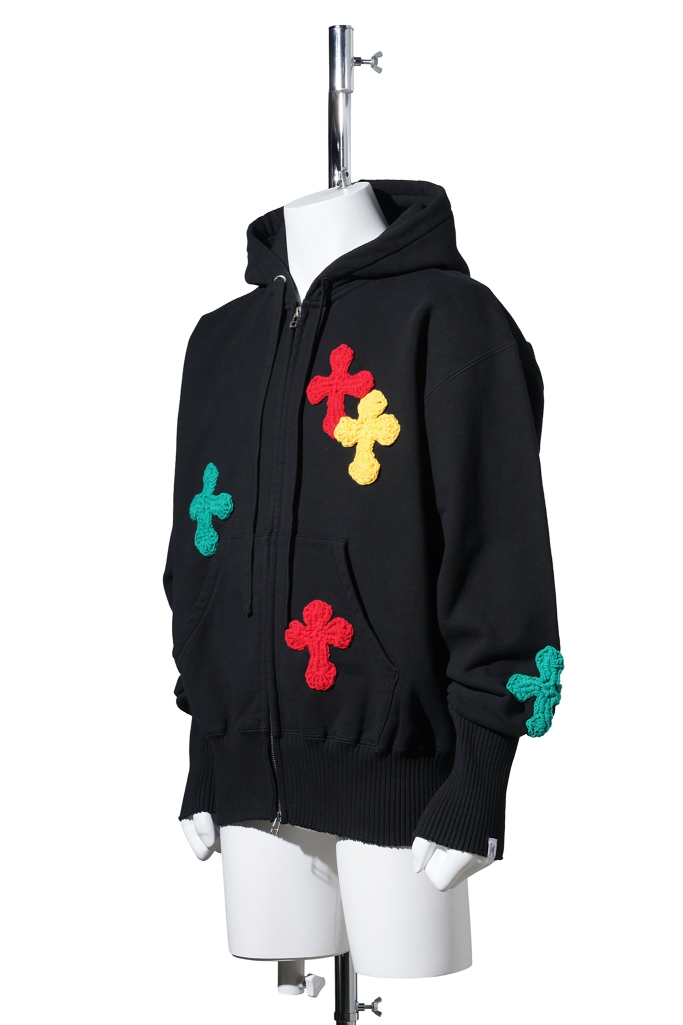 BASIC ZIP HOODIE / BLACK