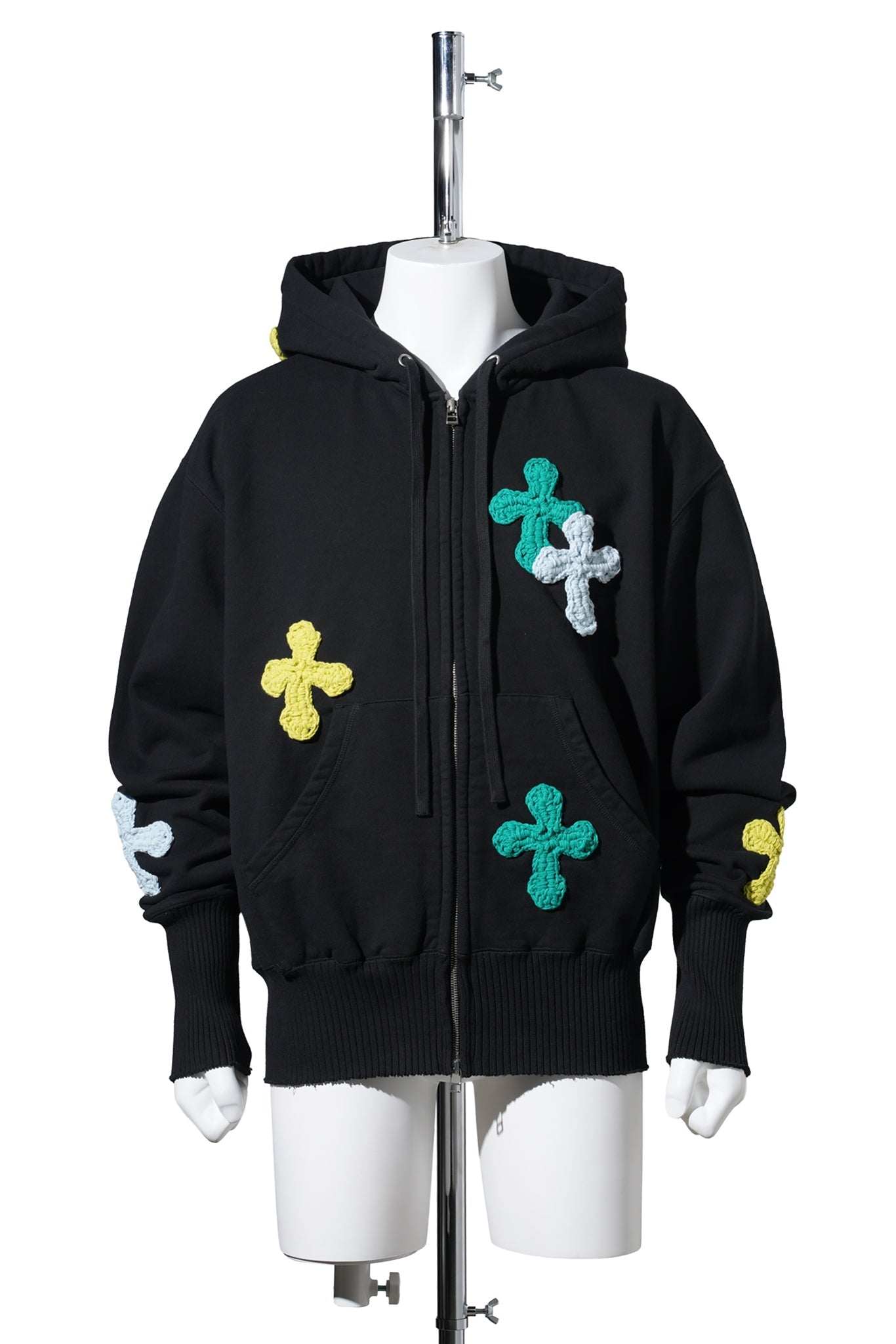 BASIC ZIP HOODIE / BLACK