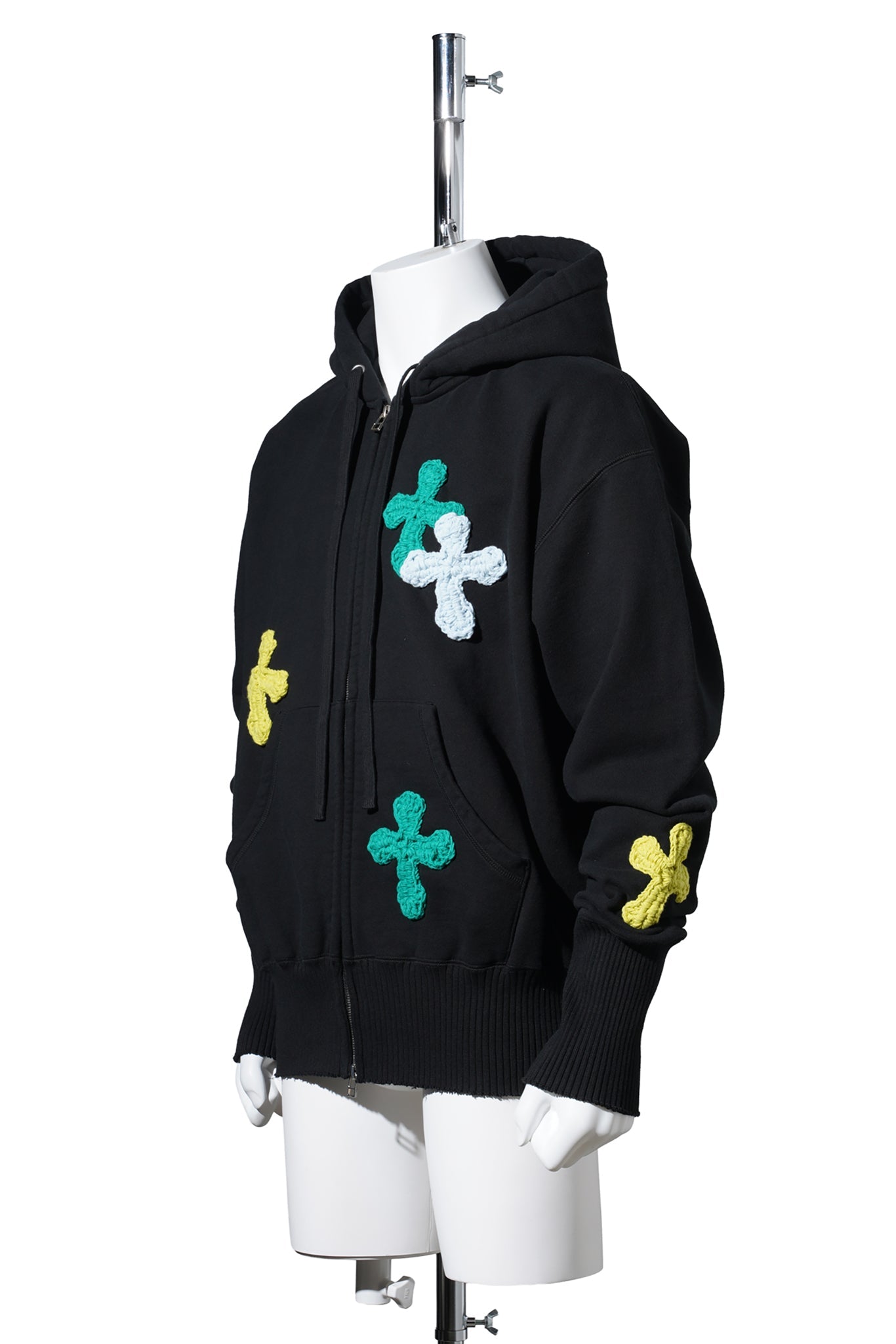 BASIC ZIP HOODIE / BLACK