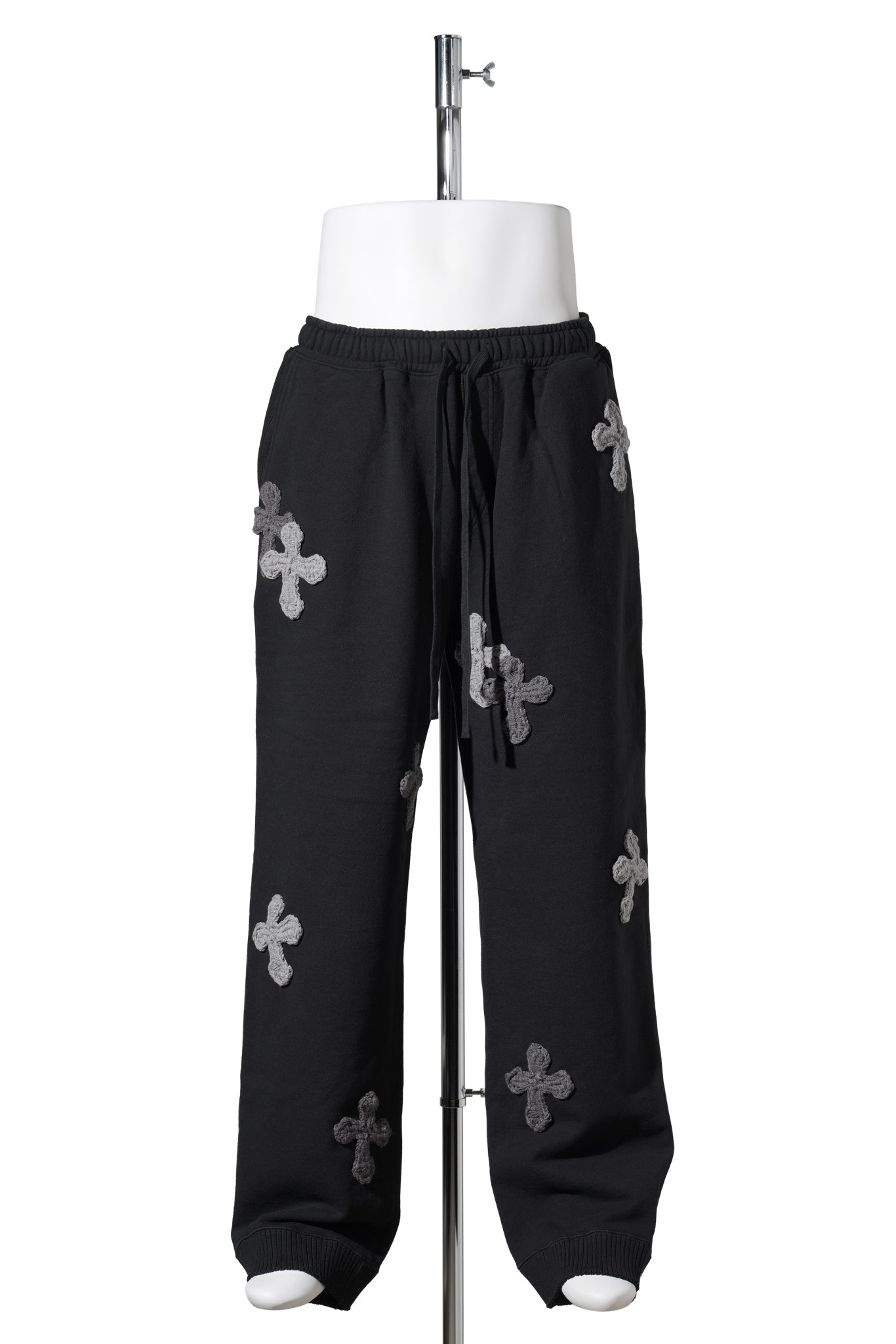 STRAIGHT WIDE PANTS / BLACK