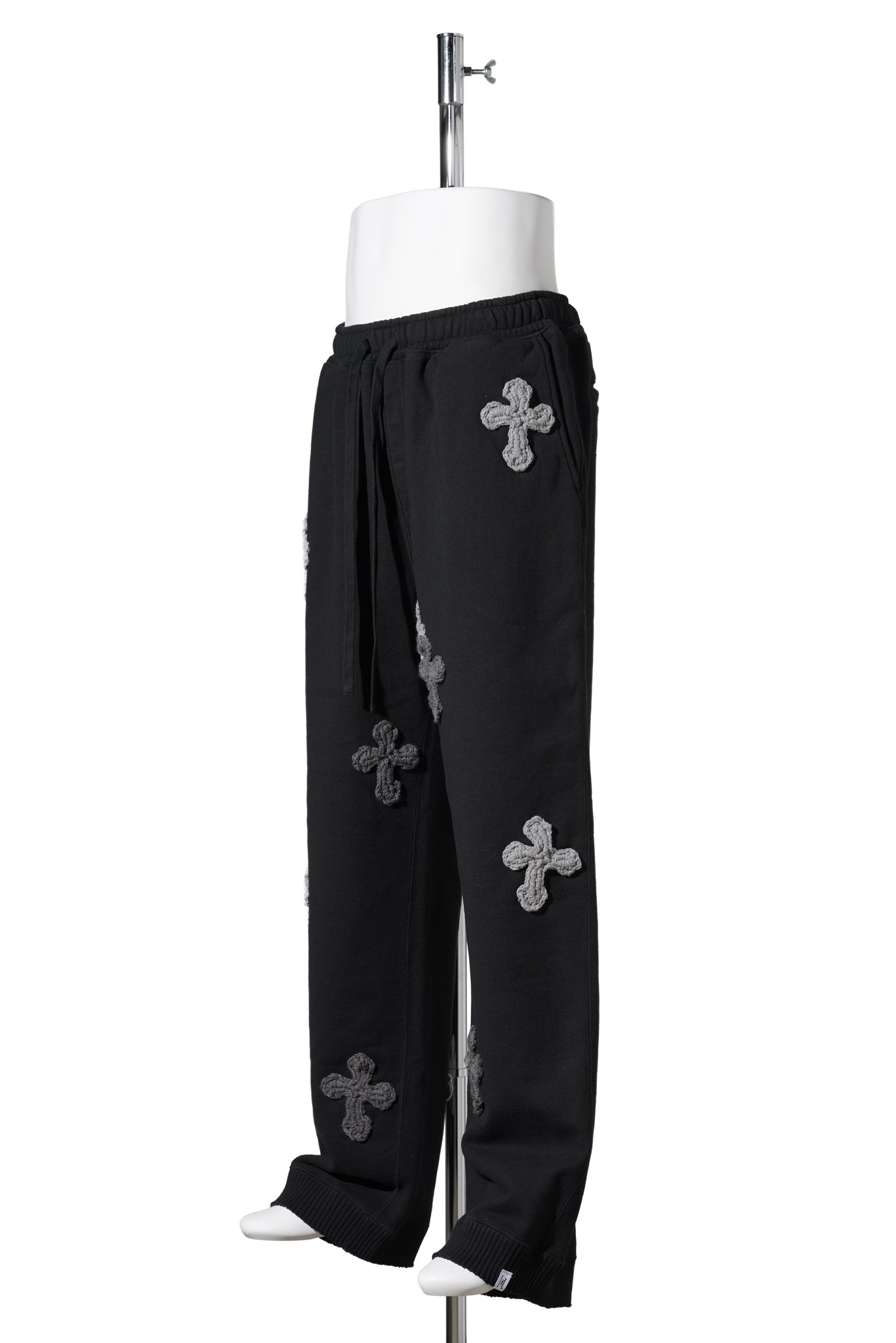 STRAIGHT WIDE PANTS / BLACK