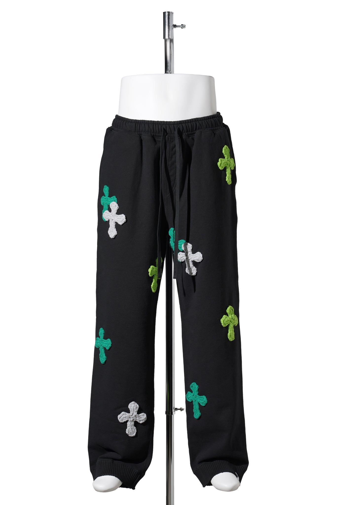 STRAIGHT WIDE PANTS / BLACK