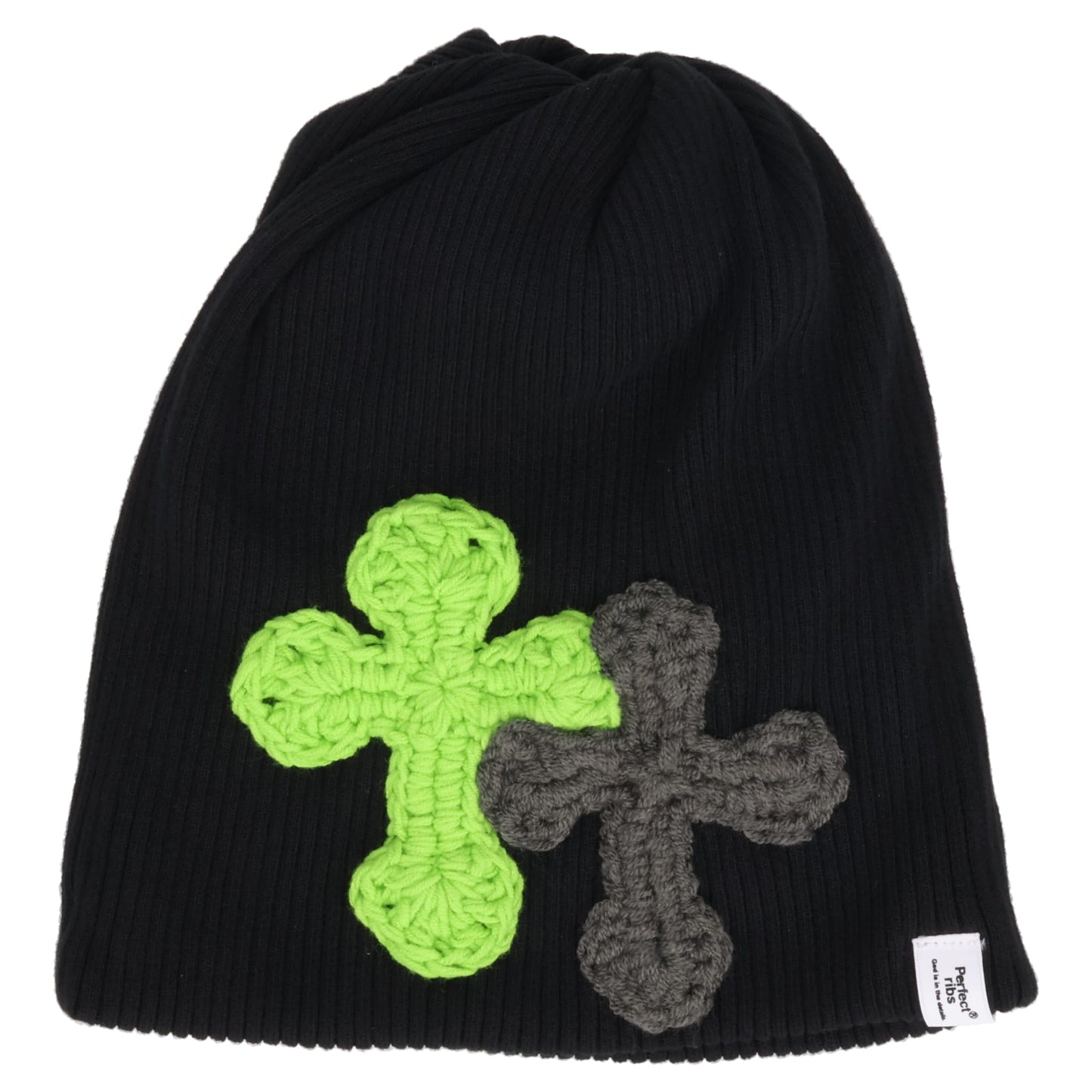 RIB WATCH CAP / BLACK