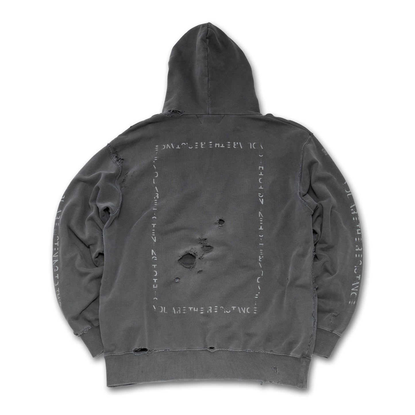 REFLECTIVE NOIZE HOODIE / PIGMENT BLACK