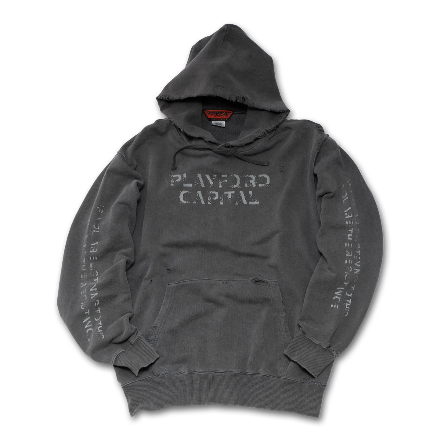 REFLECTIVE NOIZE HOODIE / PIGMENT BLACK