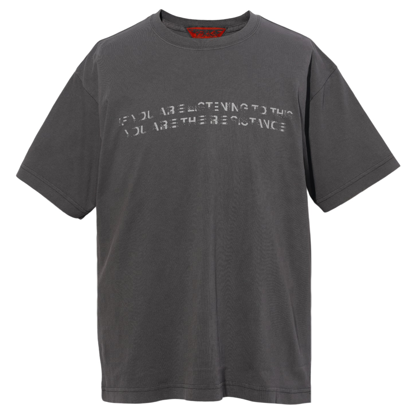 RESISTANCE PIGMENT TEE / P.BLACK