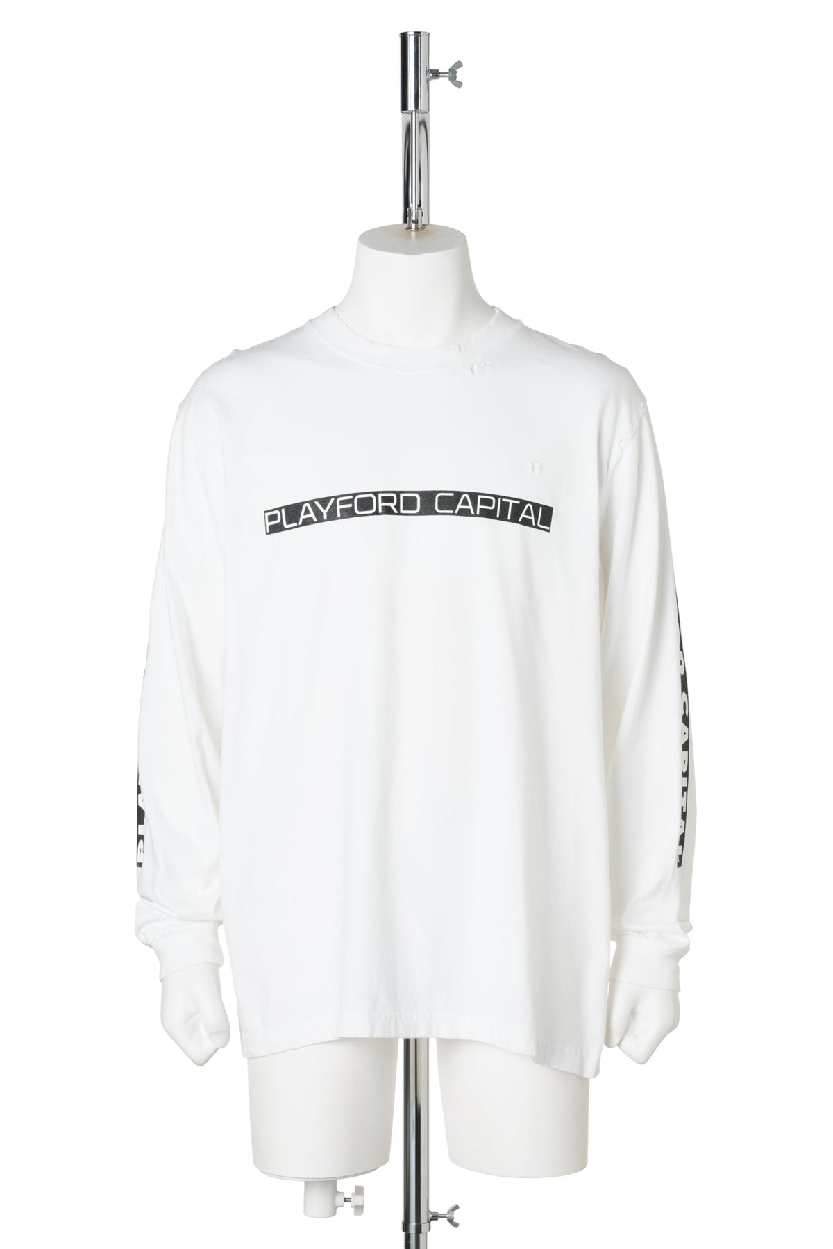 DATA CENTER LONG TEE / WHITE
