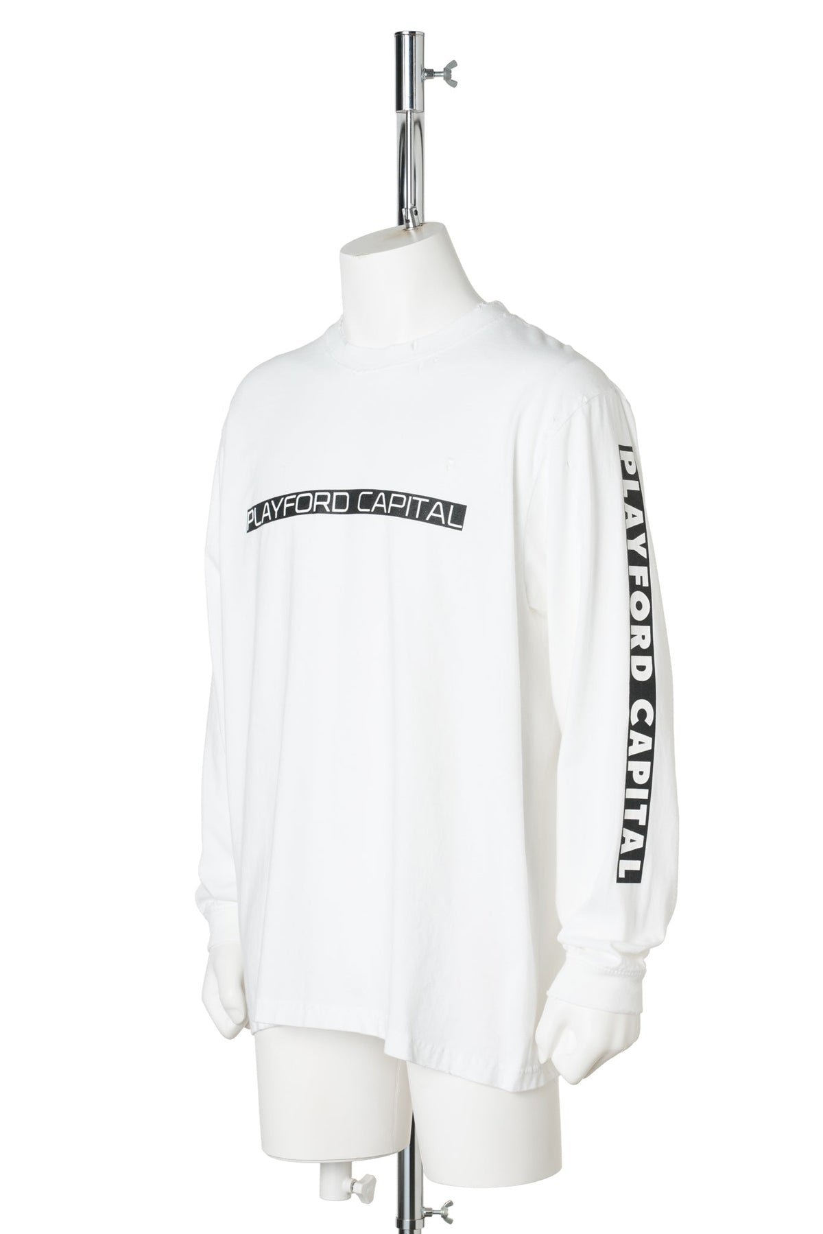 DATA CENTER LONG TEE / WHITE