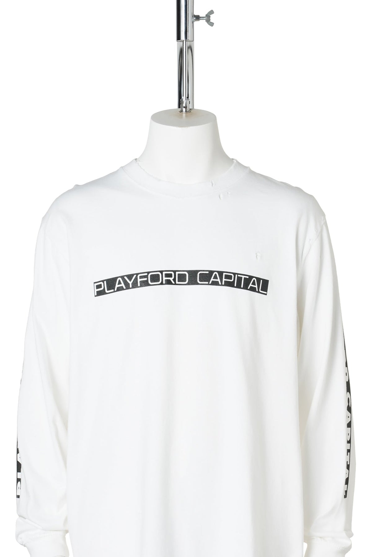 DATA CENTER LONG TEE / WHITE