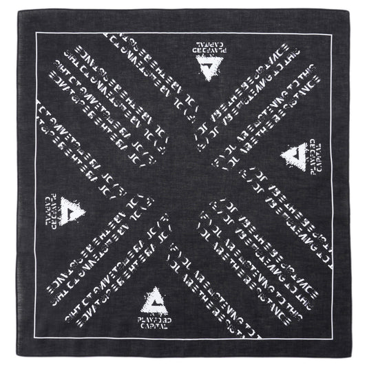 MESSAGE BANDANA / BLACK