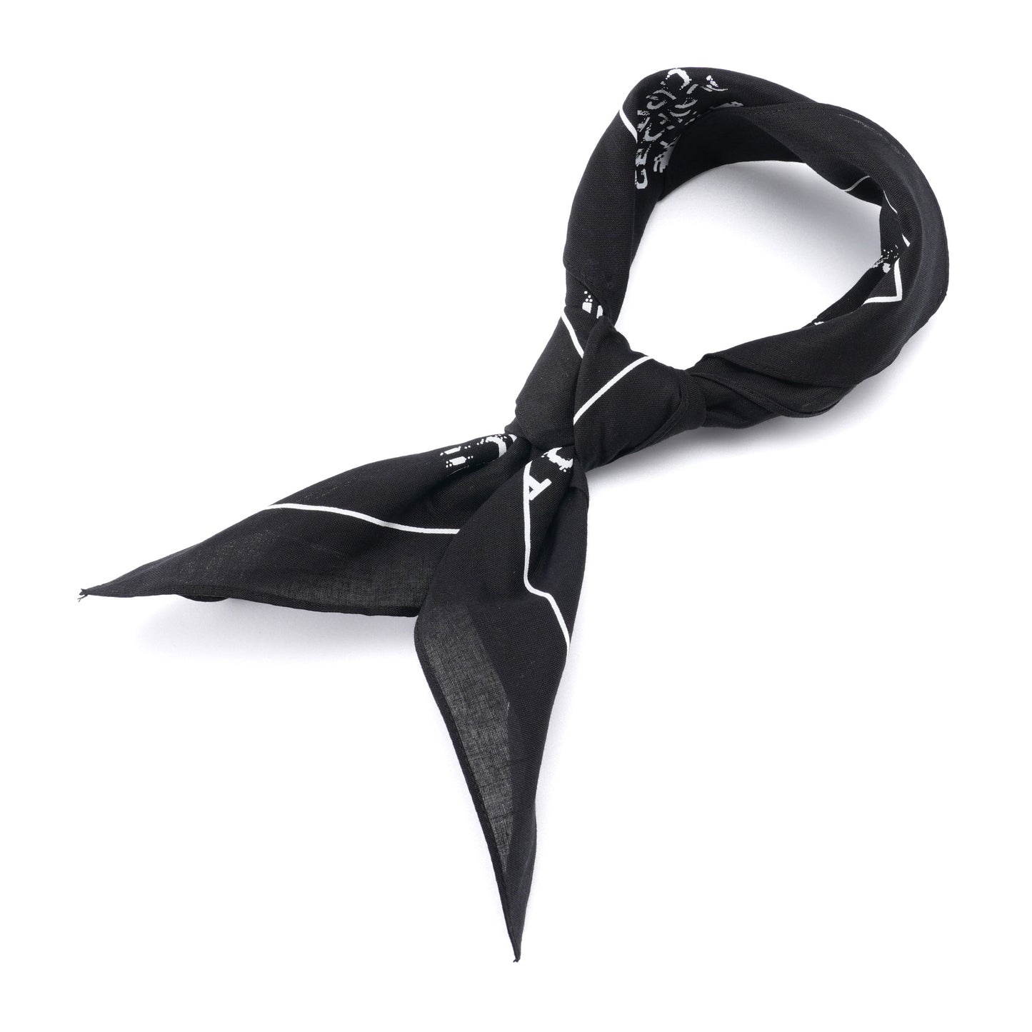 MESSAGE BANDANA / BLACK