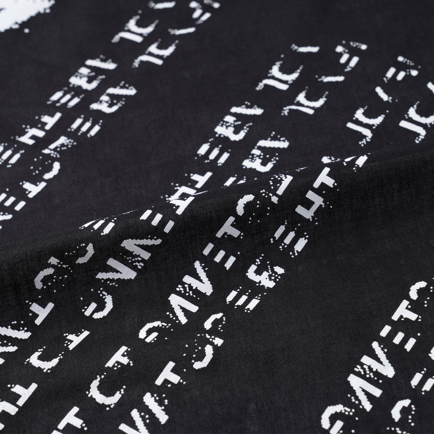 MESSAGE BANDANA / BLACK