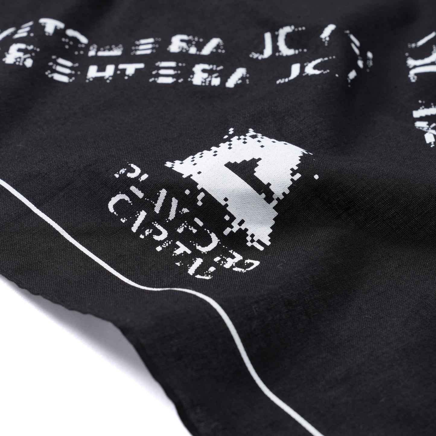 MESSAGE BANDANA / BLACK