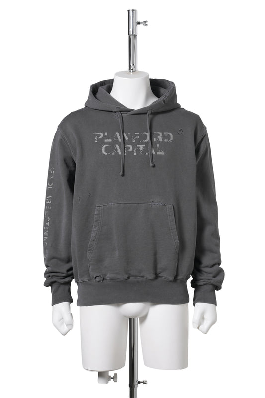 REFLECTIVE NOIZE HOODIE / PIGMENT BLACK