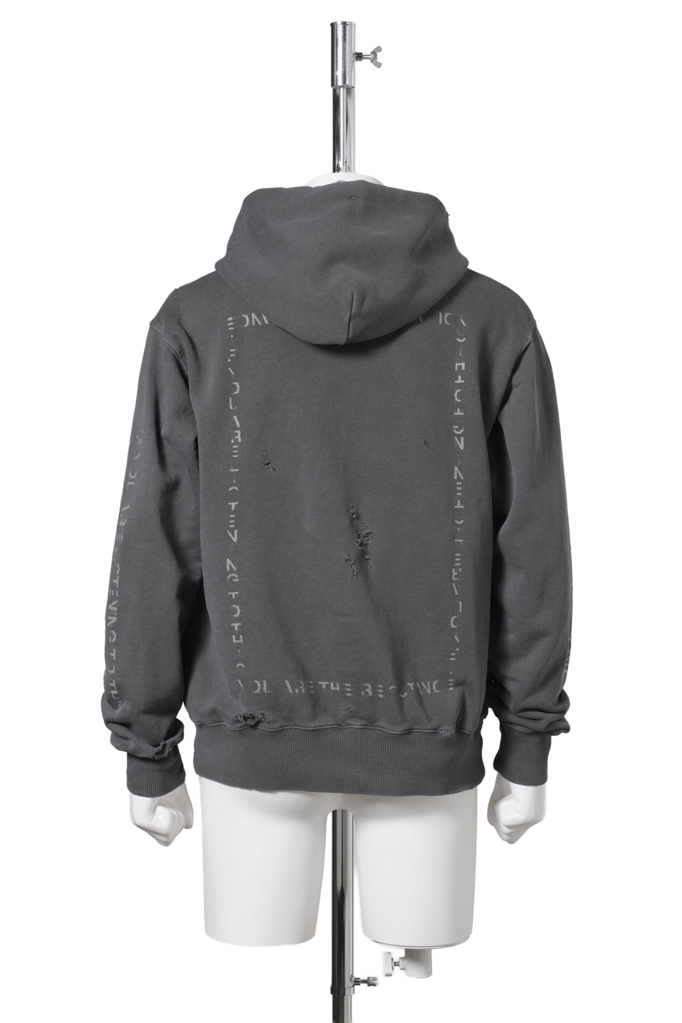 REFLECTIVE NOIZE HOODIE / PIGMENT BLACK
