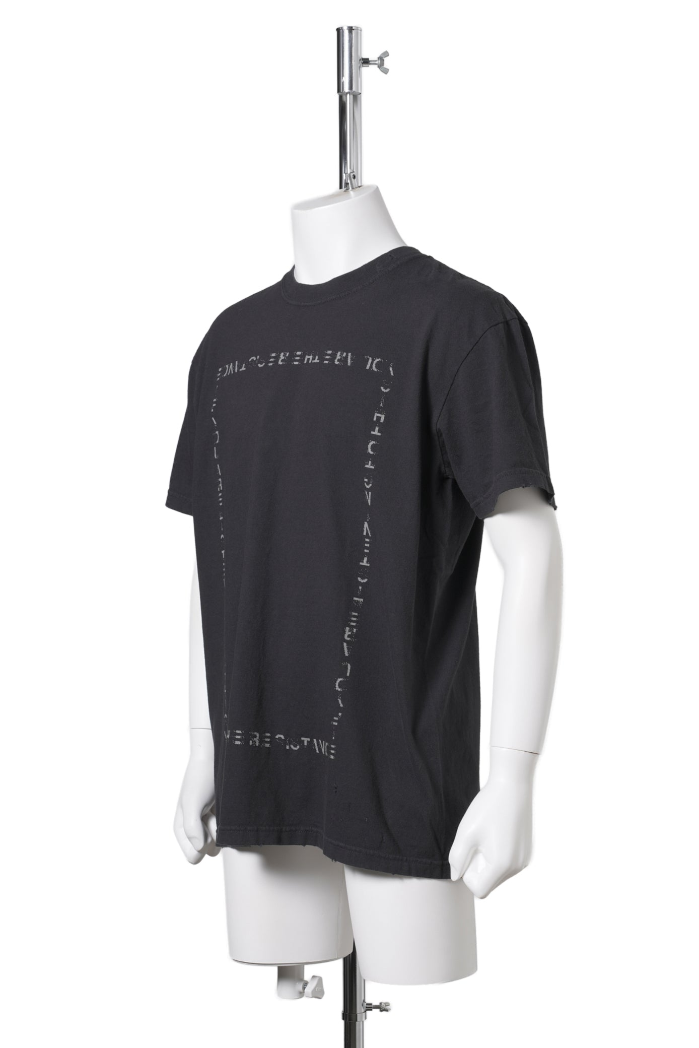 BOX MESSAGE TEE / BLACK