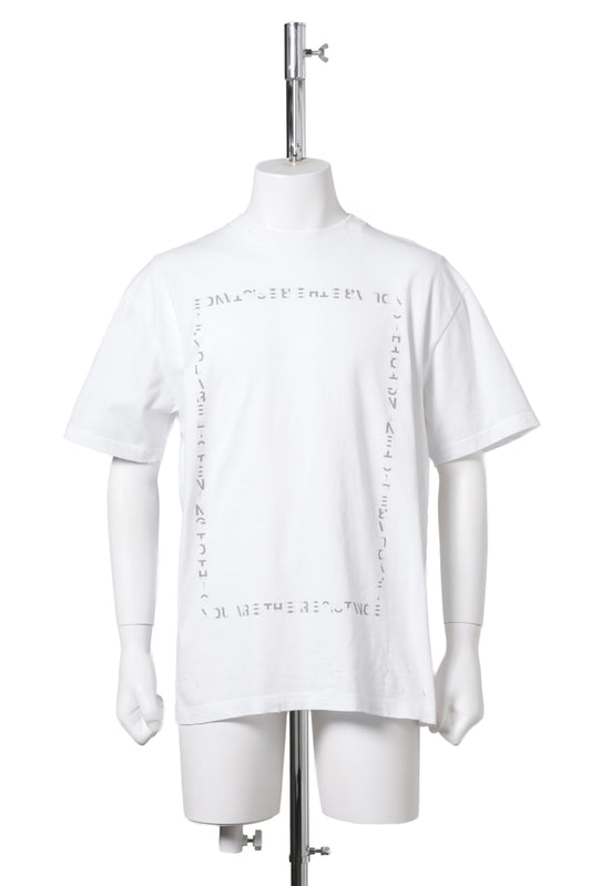 BOX MESSAGE TEE / WHITE