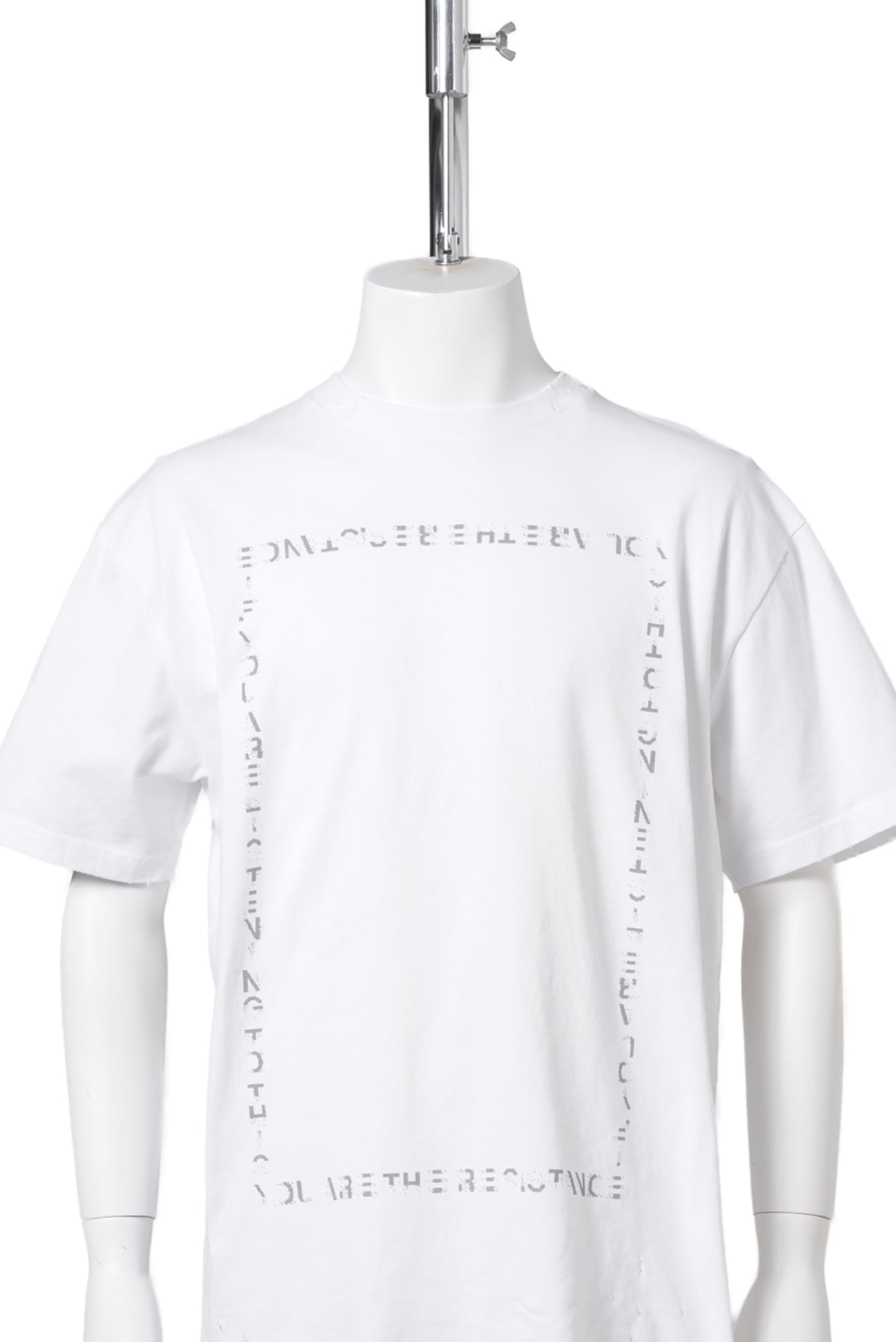 BOX MESSAGE TEE / WHITE
