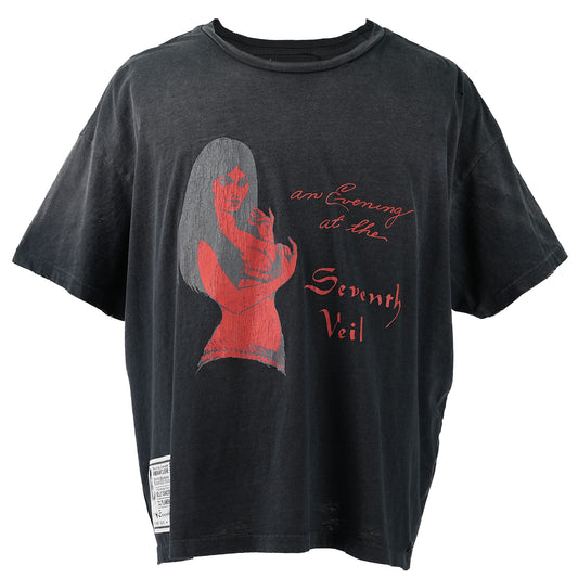 SEVENTH VEIL TEE / BLACK