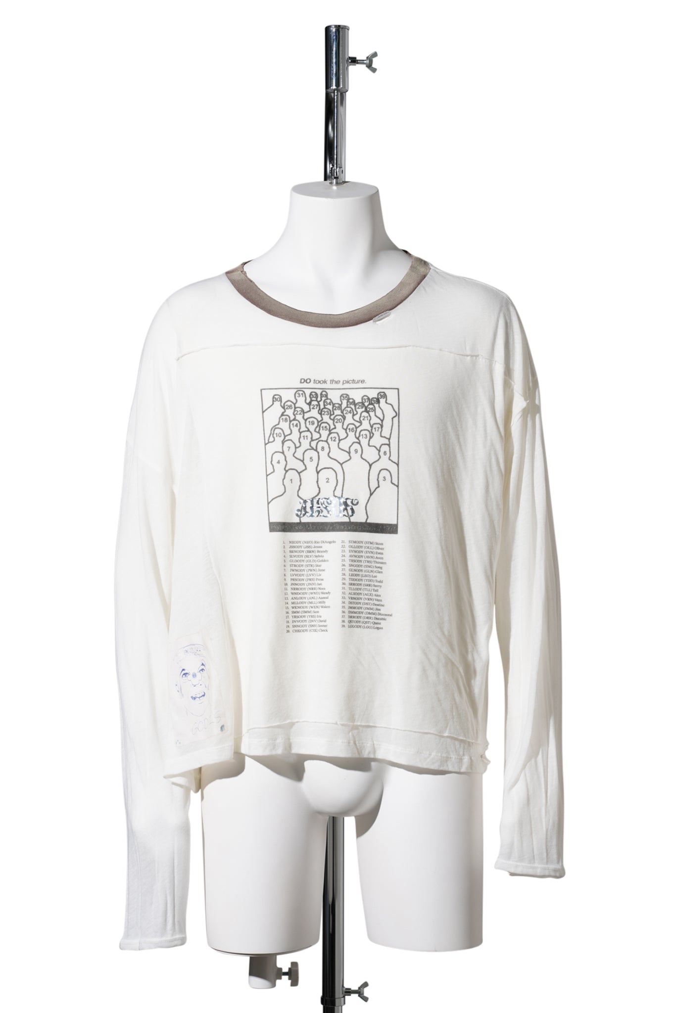 HEAVENS GATE RINGER L/S TEE / WHITE
