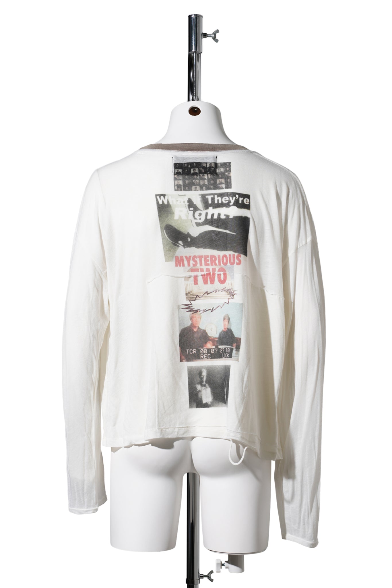 HEAVENS GATE RINGER L/S TEE / WHITE
