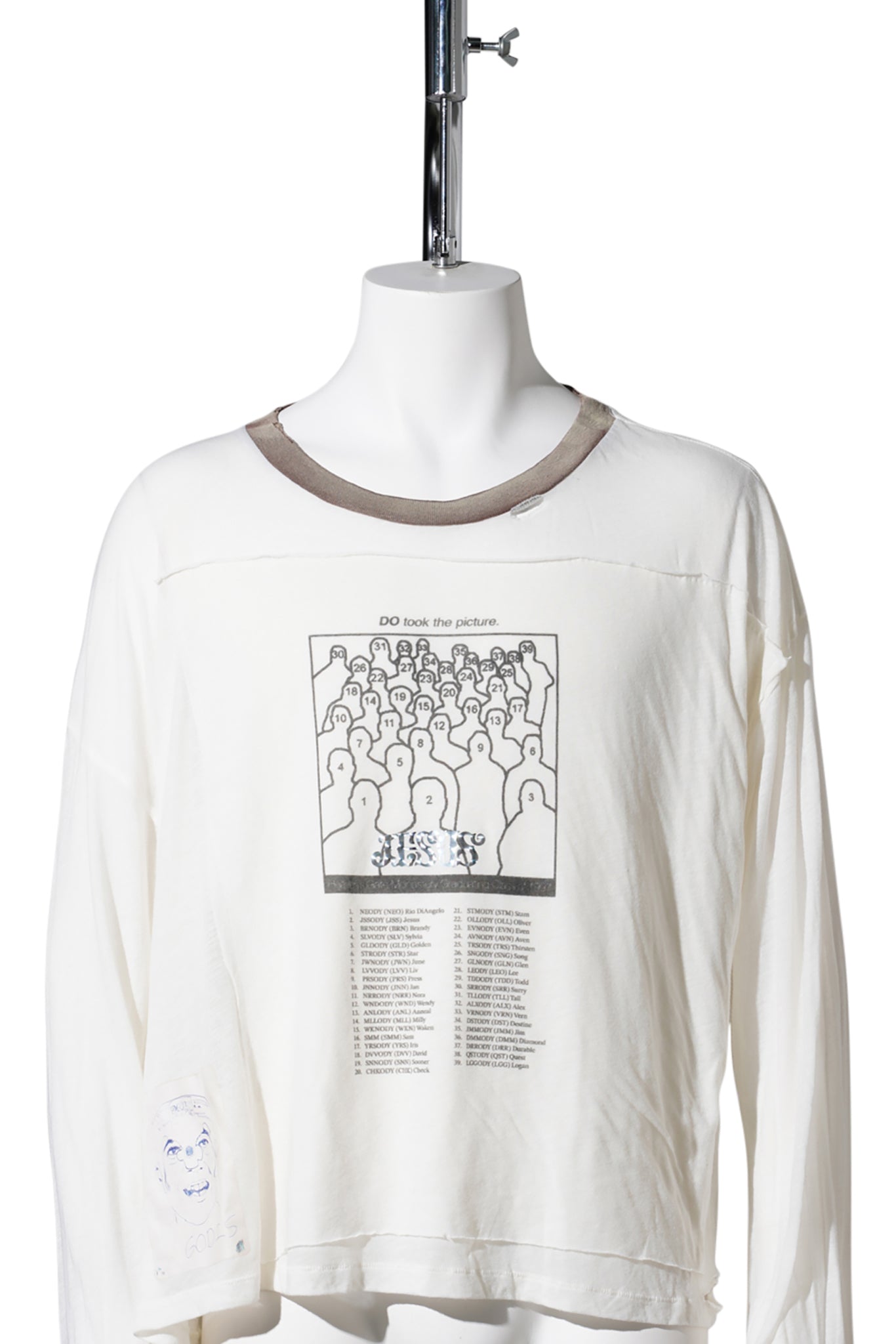 HEAVENS GATE RINGER L/S TEE / WHITE