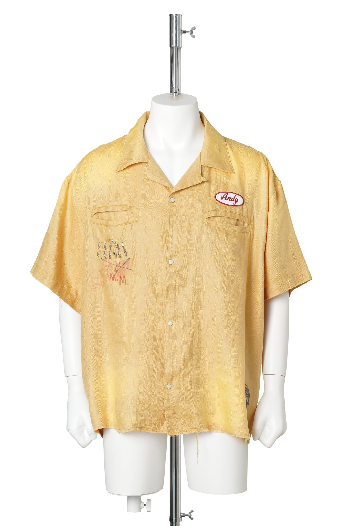 MONTAUK S/S BOWLING SHIRT / YELLOW