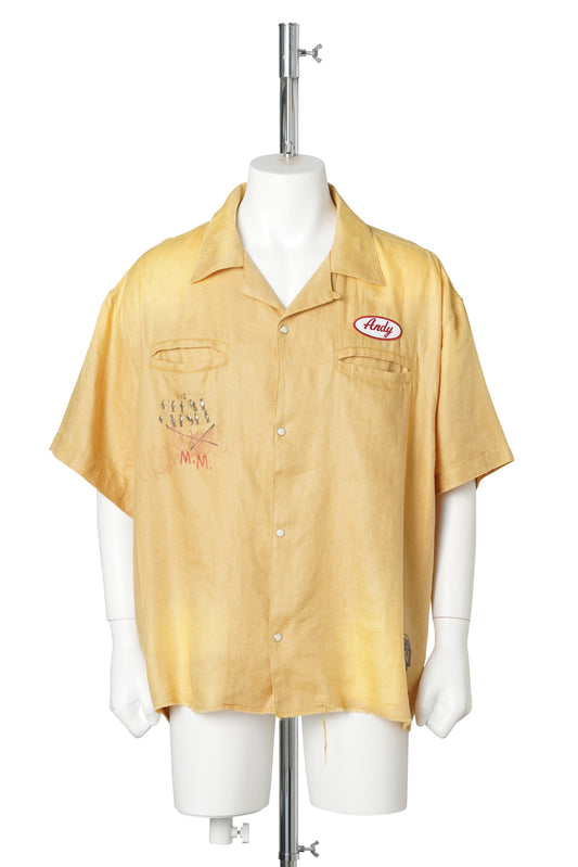 MONTAUK S/S BOWLING SHIRT / YELLOW