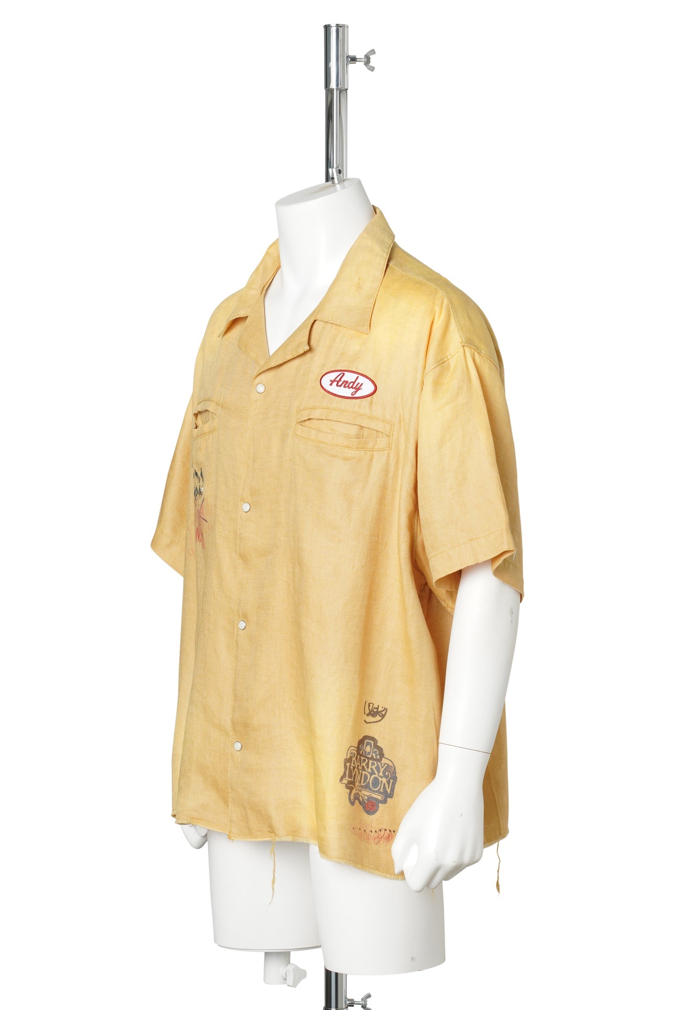 MONTAUK S/S BOWLING SHIRT / YELLOW