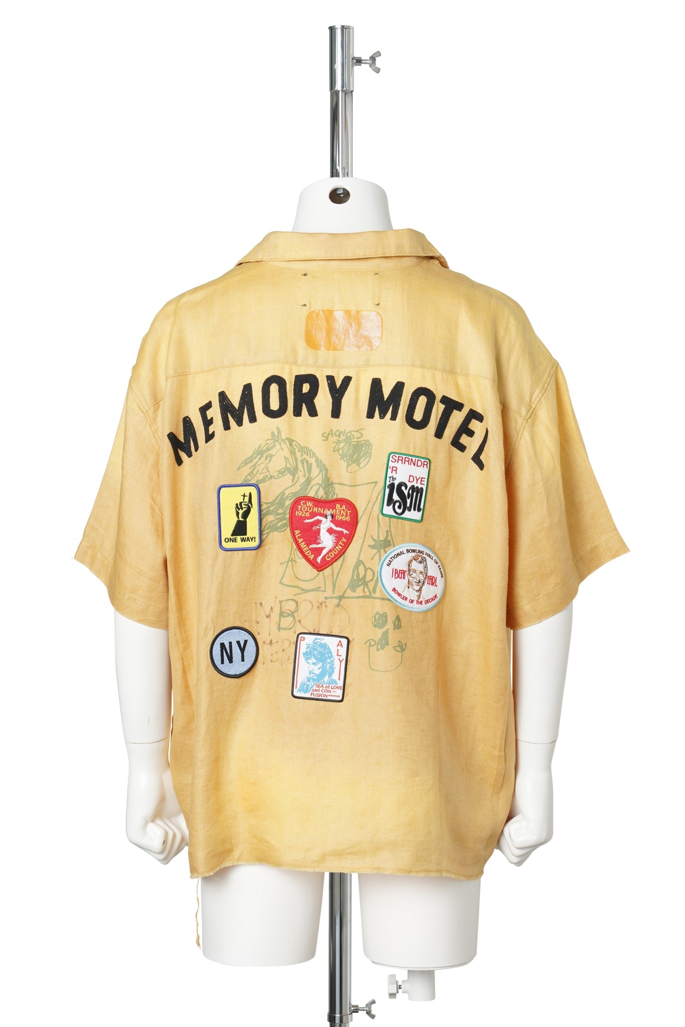 MONTAUK S/S BOWLING SHIRT / YELLOW