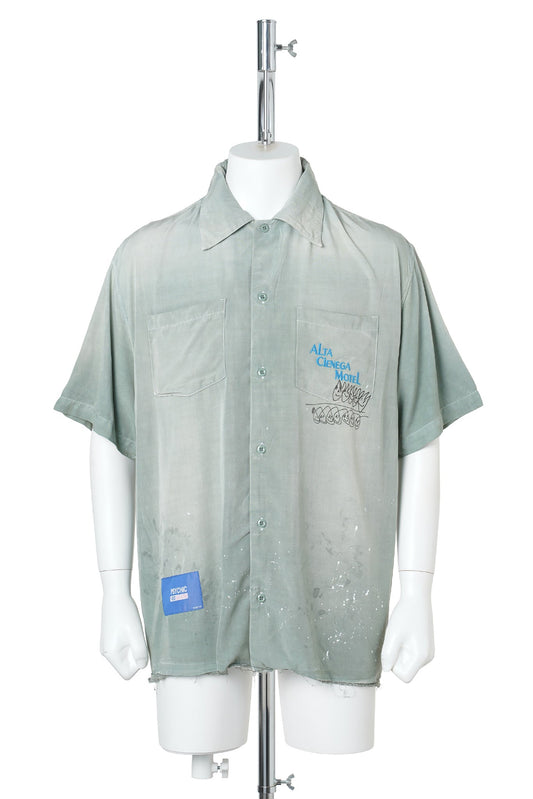ALTA CIENEGA BUTTON DOWN SHIRT / GREEN