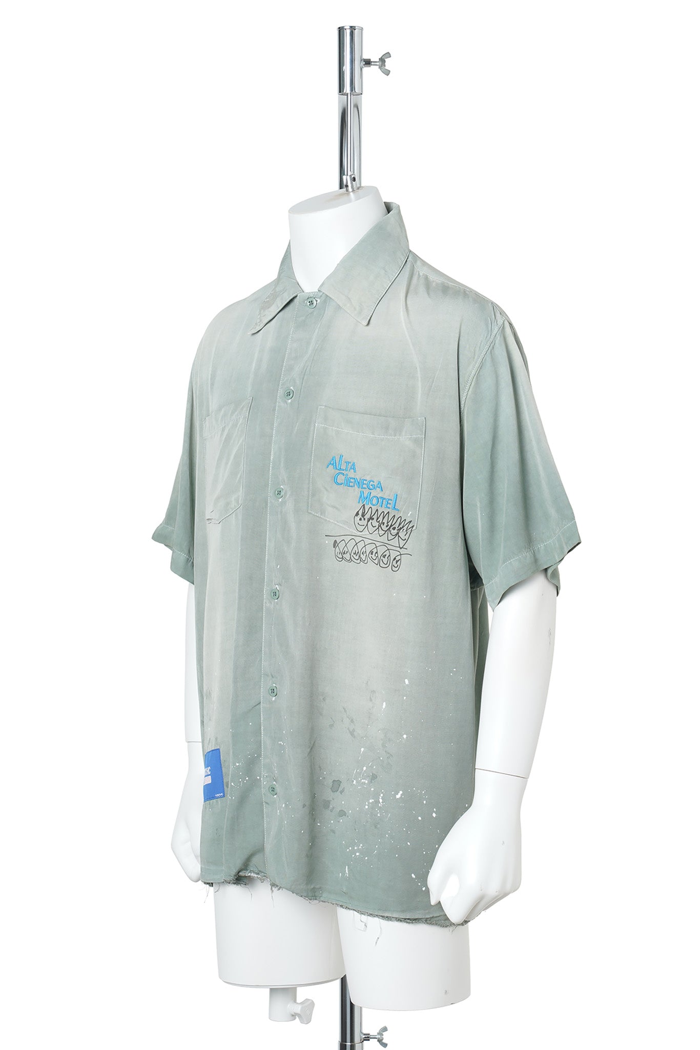 ALTA CIENEGA BUTTON DOWN SHIRT / GREEN