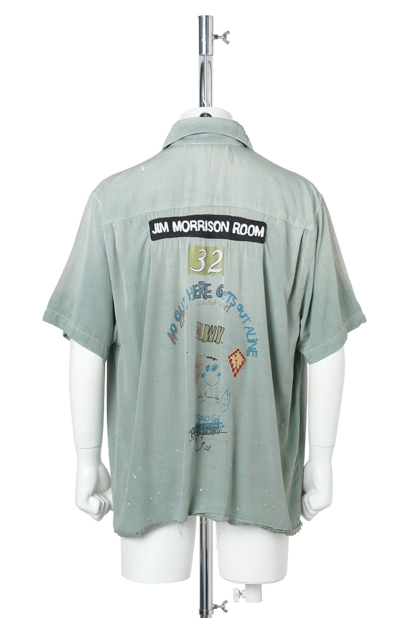 ALTA CIENEGA BUTTON DOWN SHIRT / GREEN