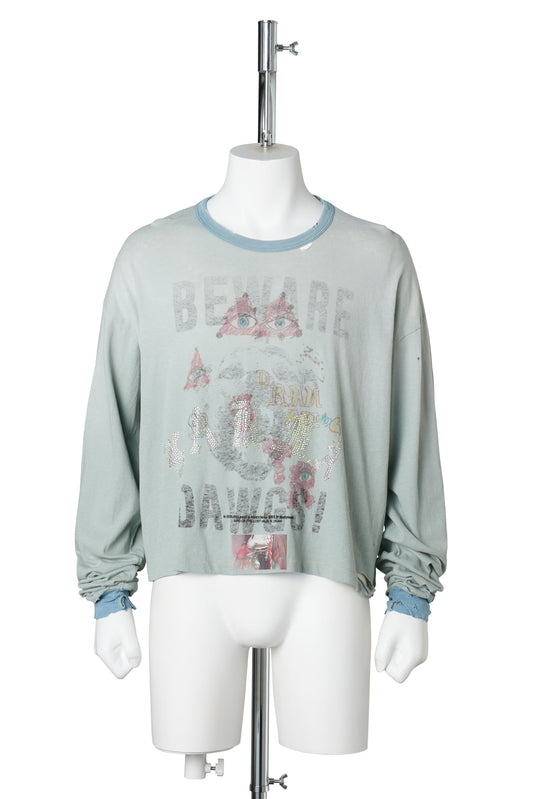 MSTR ME TONAL L/S TEE / BABY BLUE
