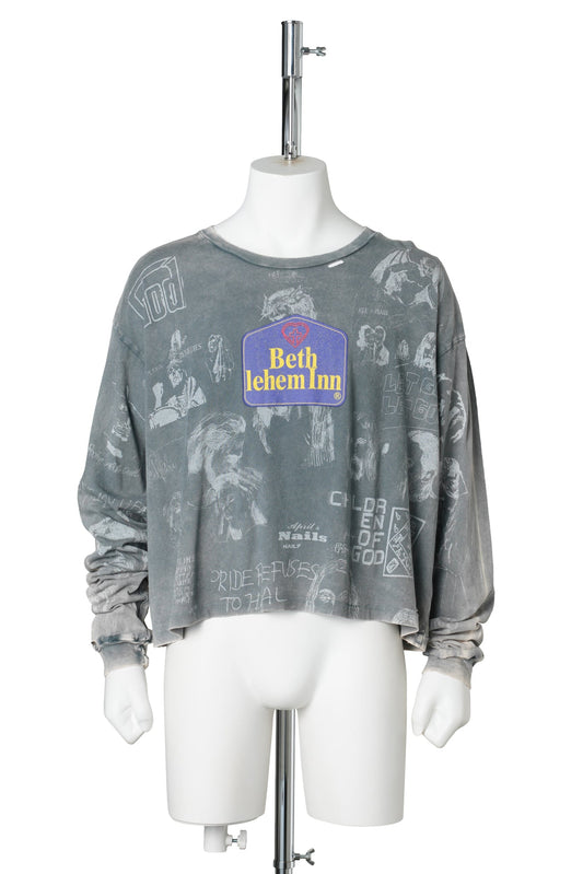 BETHLEHEM L/S TEE / VINTAGE BLACK