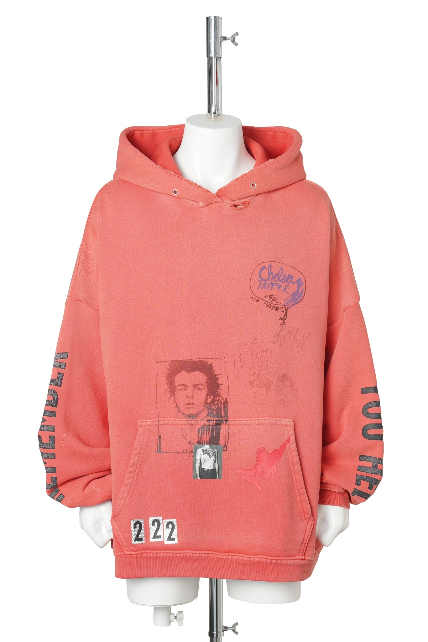 CHELSEA HOTEL HOODIE / RED